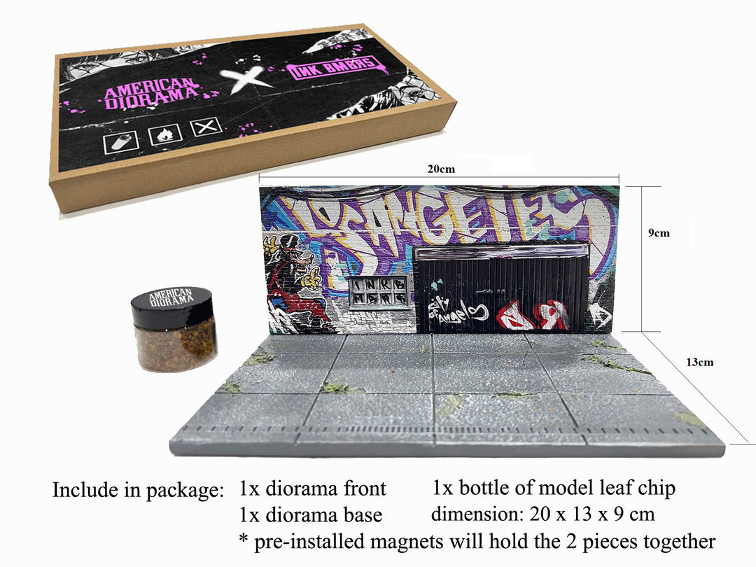 NOCH 56669 - Muro in cartoncino 3D con murales e graffiti. Scala H0 1:87 NOCH 56669 - Muro in cartoncino 3D con murales e graffiti. Scala H0 1:87