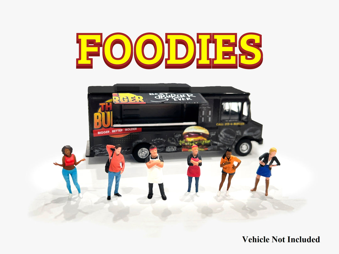 [Preorder] American Diorama 1:64 Figure Set Foodies AD-64531MJ