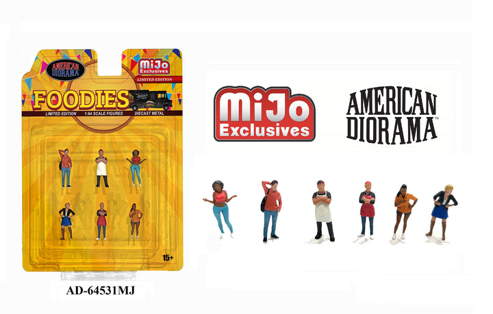 [Preorder] American Diorama 1:64 Figure Set Foodies AD-64531MJ