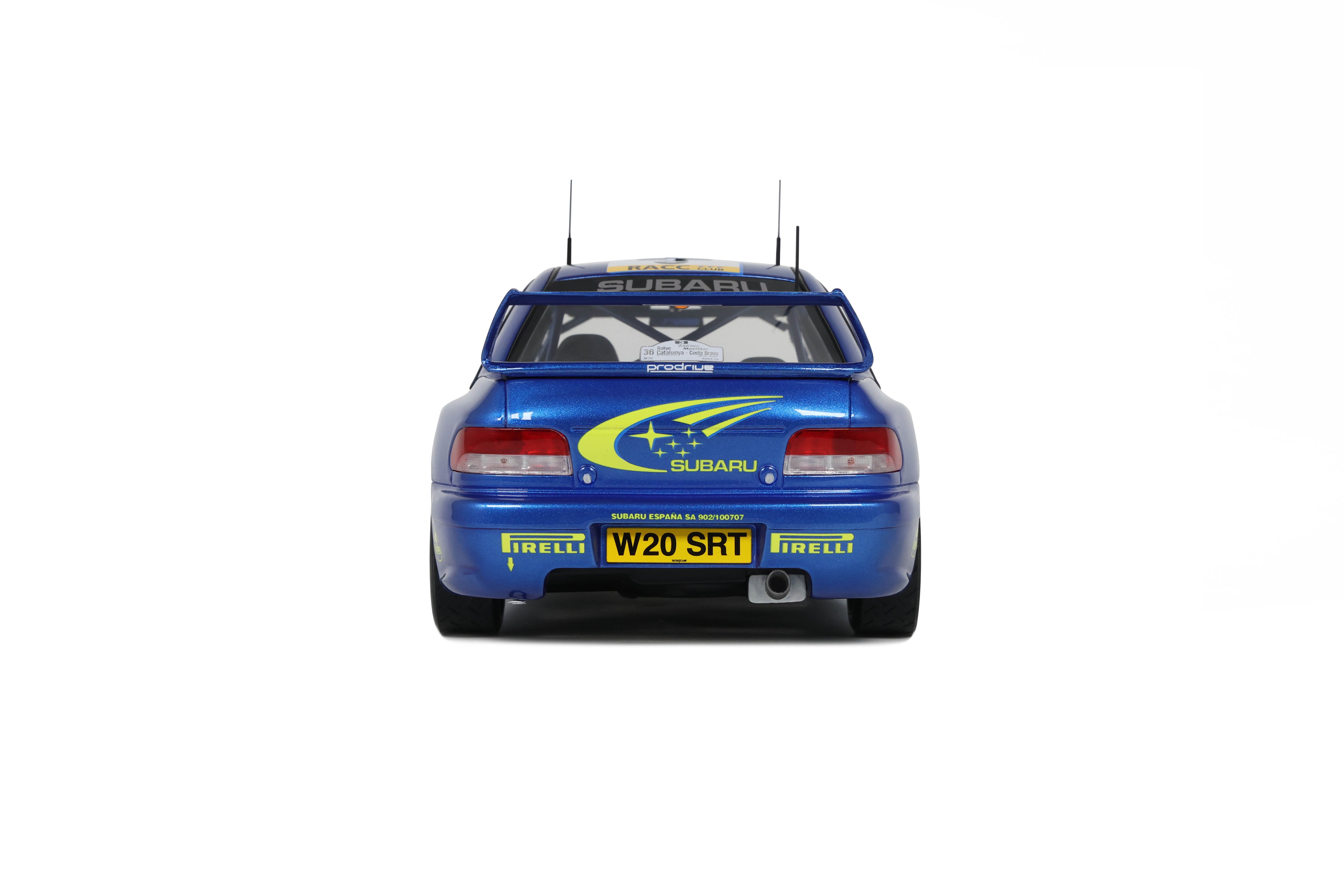 otto mobile 1/18　スバル インプレッサ S6 WRC 2000 OttO 1:18 SUBARU IMPREZA S6 WRC BLUE CATALUNYA 2000 OT472