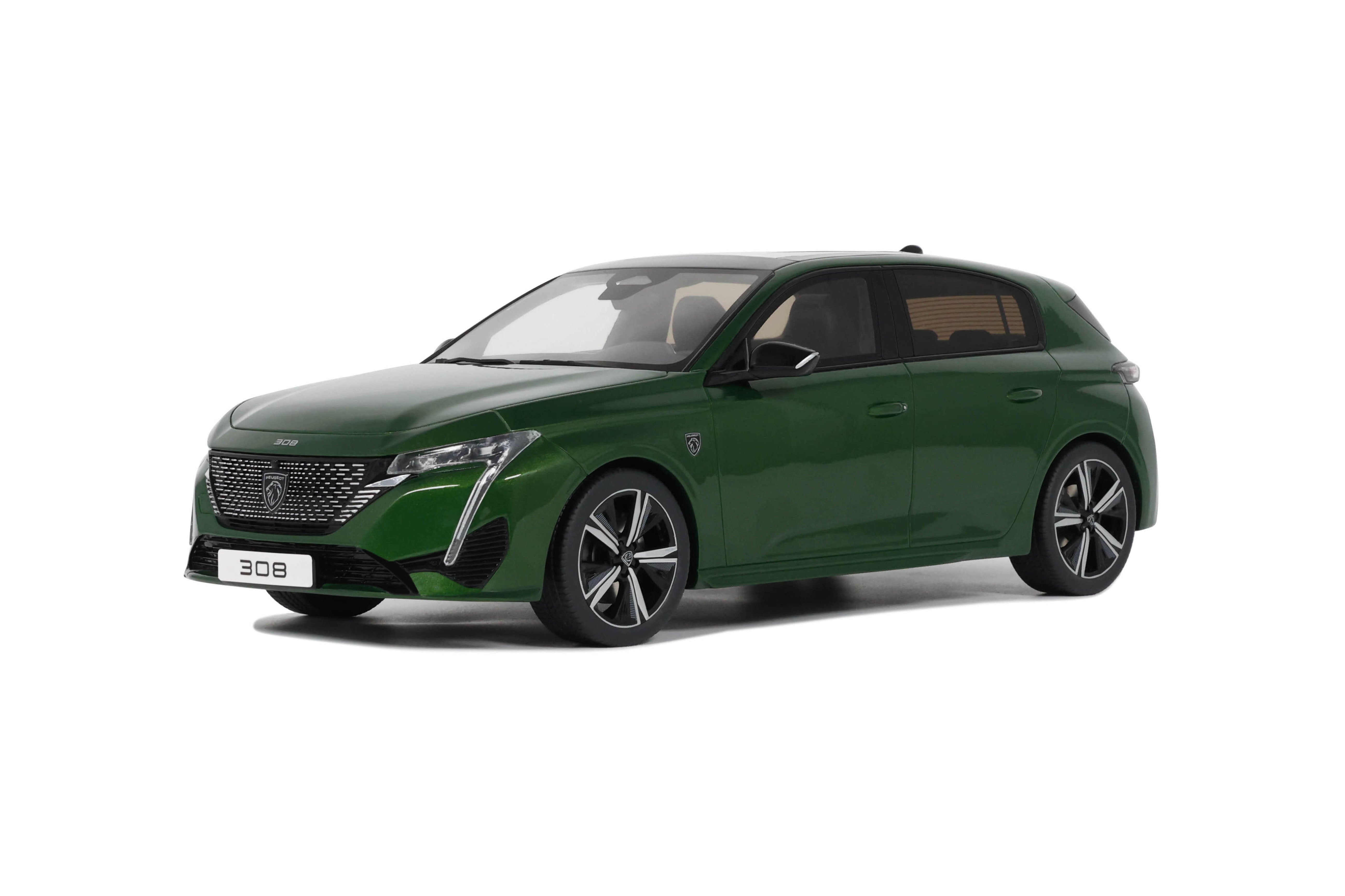OttO 1:18 PEUGEOT 308 GT OLIVE GREEN 2022 OT458 – Horizon Diecast