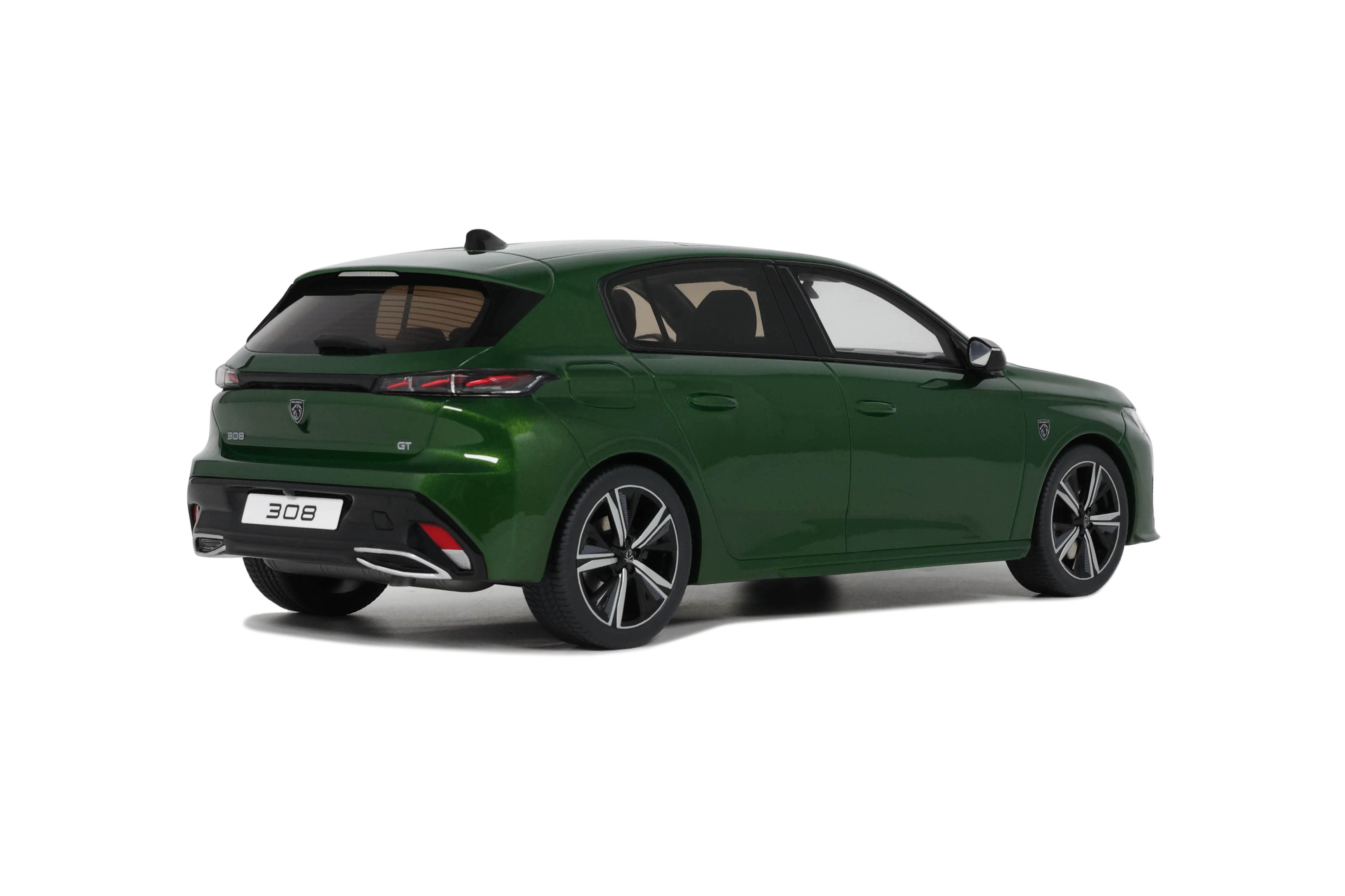 OttO 1:18 PEUGEOT 308 GT OLIVE GREEN 2022 OT458 – Horizon Diecast