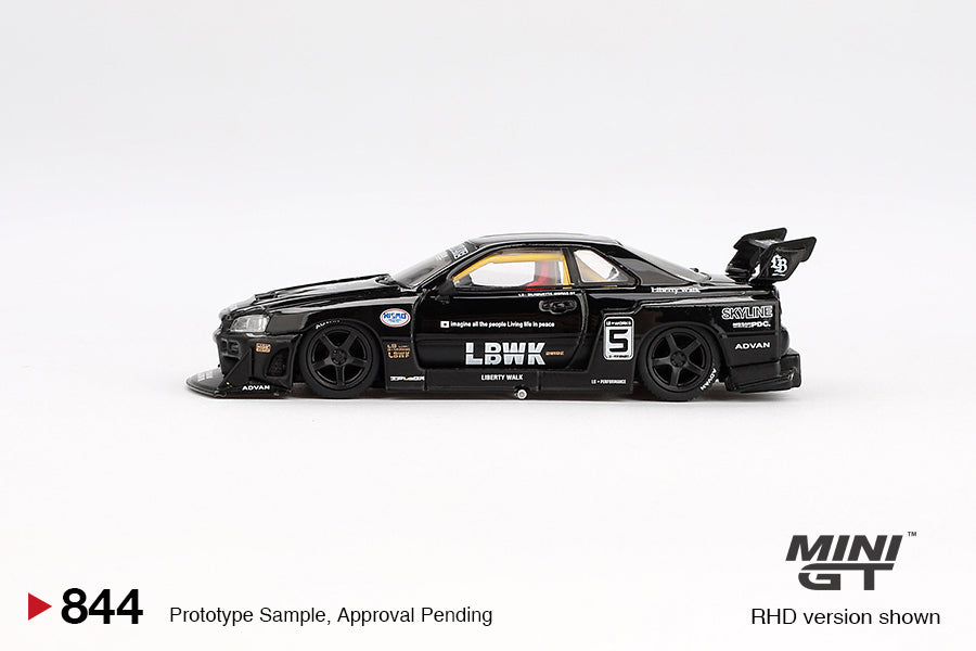 [Preorder] Mini GT 1:64 Nissan LB-ER34 Super Silhouette SKYLINE Black MGT00844