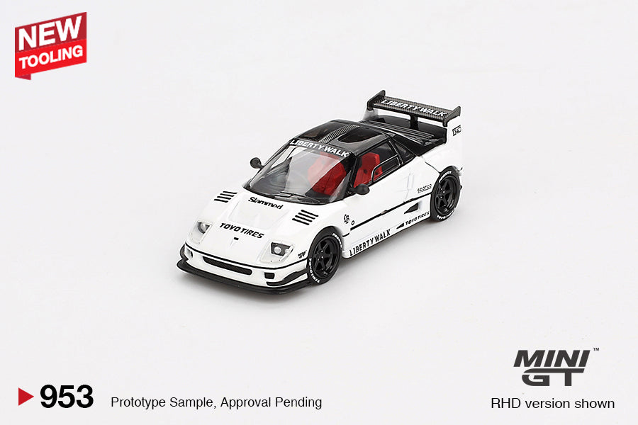 Mini GT 1:64 Mazda AZ-1 Liberty Walk LB40 White 2024 Tokyo Auto Salon MGT00953