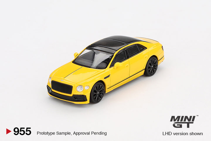 Mini GT 1:64 Bentley Flying Spur Monaco Yellow MGT00955