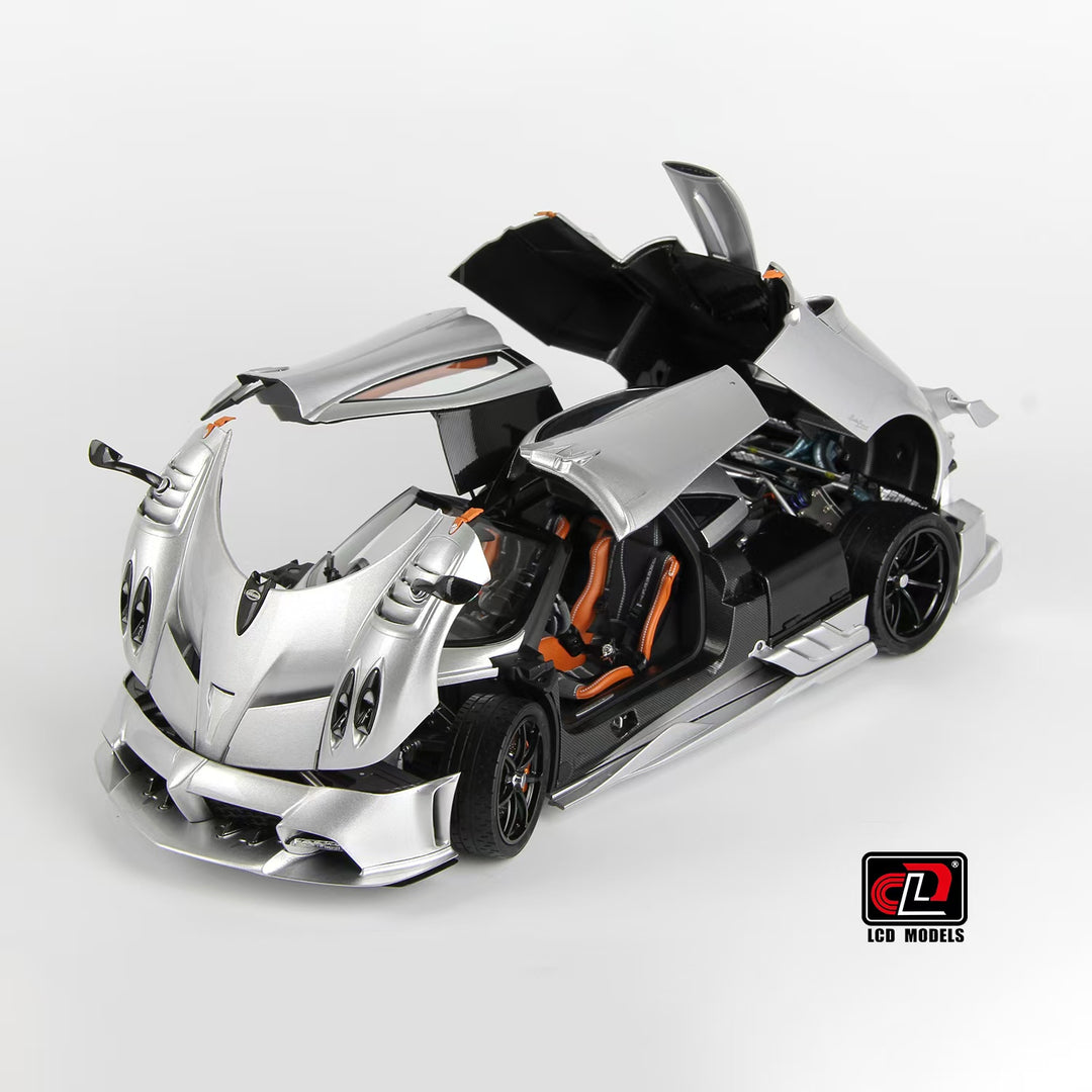 [Preorder] LCD 1:18 Pagani Imola Silver Diecast LCD18023-SI