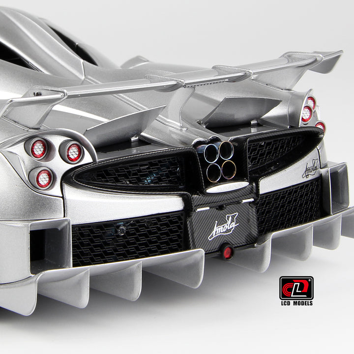 [Preorder] LCD 1:18 Pagani Imola Silver Diecast LCD18023-SI