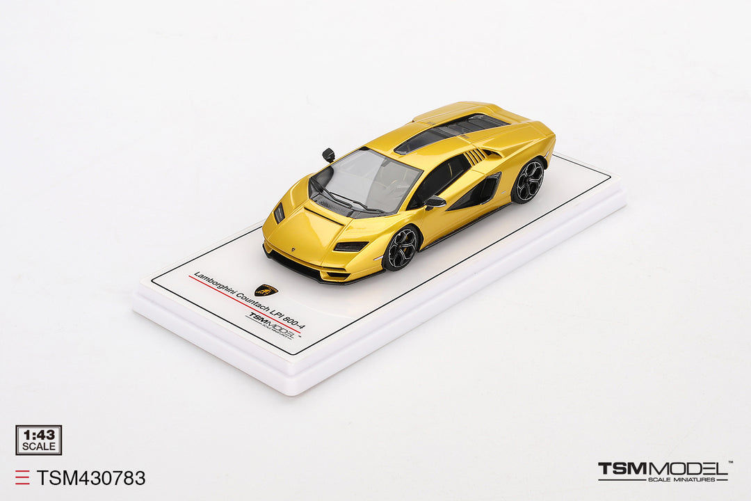 [Preorder] TSM 1:43 Lamborghini Countach LPI 800-4 New Giallo Orion TSM430783
