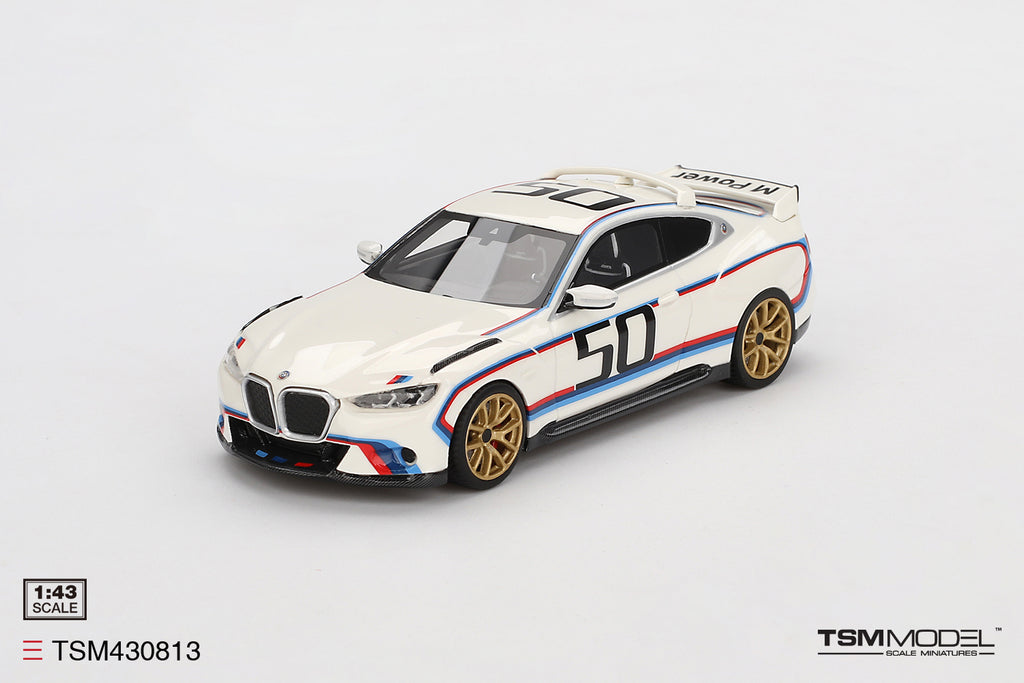 Preorder] TSM 1:43 BMW 3.0 CSL White TSM430813 – Horizon Diecast