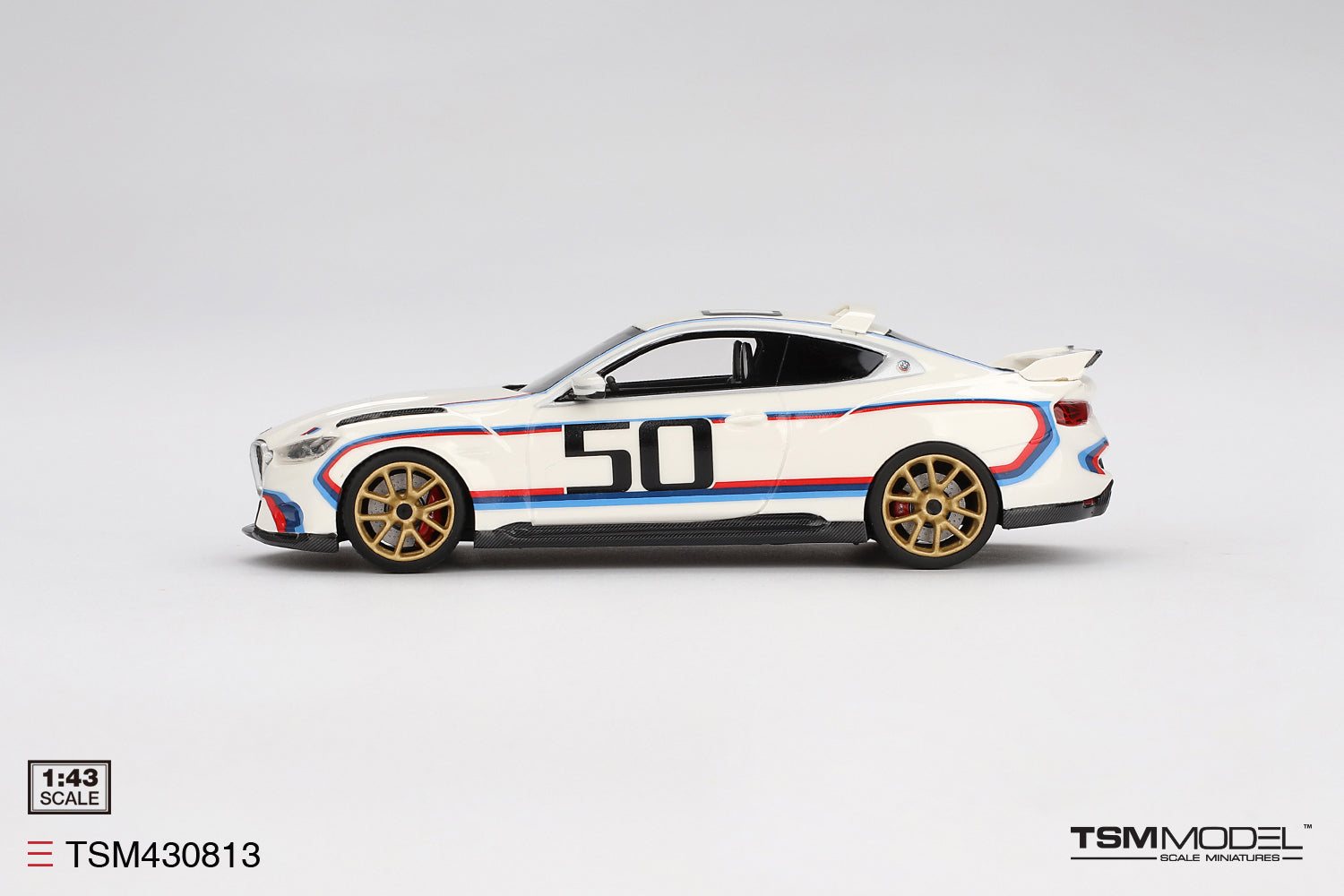 Preorder] TSM 1:43 BMW 3.0 CSL White TSM430813 – Horizon Diecast