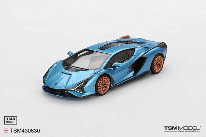 [Preorder] TSM 1:43 Lamborghini Sián FKP 37  Blu Aegir TSM430830