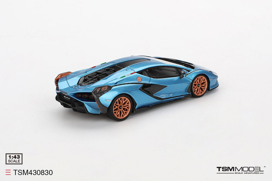 [Preorder] TSM 1:43 Lamborghini Sián FKP 37  Blu Aegir TSM430830