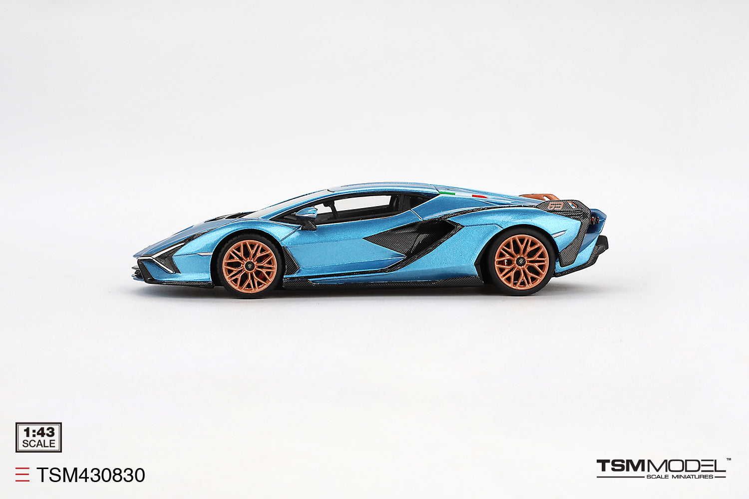 Preorder] TSM 1:43 Lamborghini Sián FKP 37 Blu Aegir TSM430830