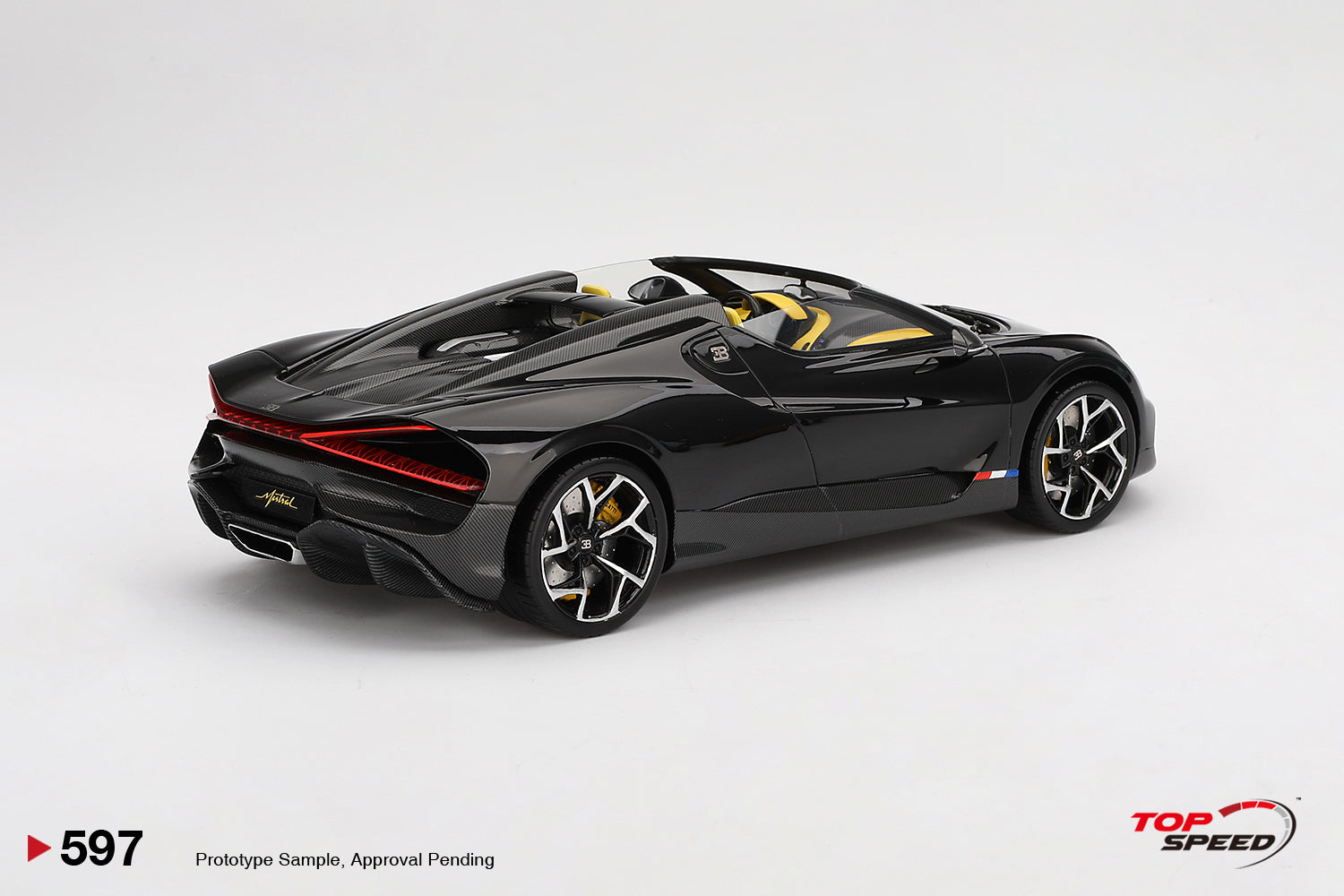 Preorder] Topspeed 1:18 Bugatti W16 Mistral Black TS0597 – Horizon
