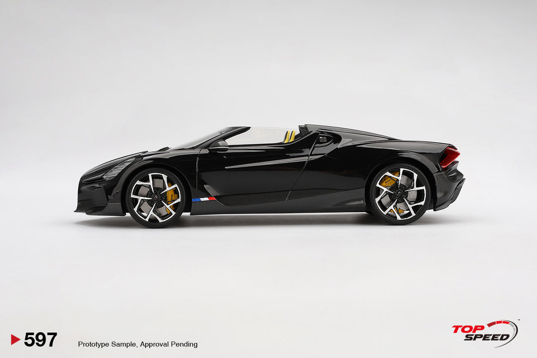 [Preorder] Topspeed 1:18 Bugatti W16 Mistral Black TS0597