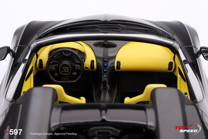 [Preorder] Topspeed 1:18 Bugatti W16 Mistral Black TS0597