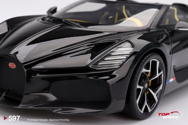 [Preorder] Topspeed 1:18 Bugatti W16 Mistral Black TS0597
