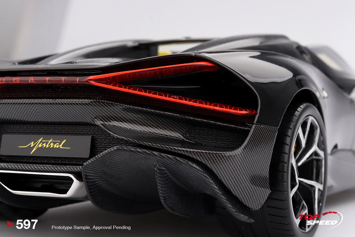 [Preorder] Topspeed 1:18 Bugatti W16 Mistral Black TS0597