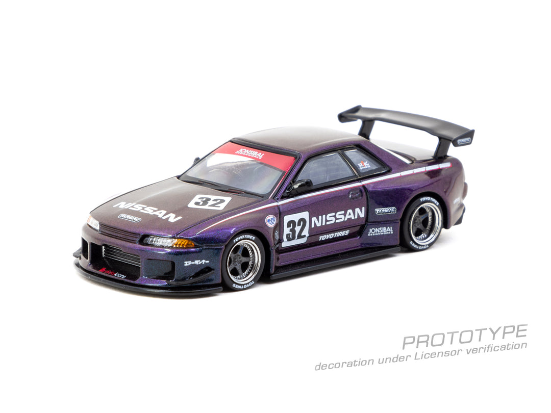 [Preorder] Tarmac Works 1:64 Nissan Skyline (R32) Widebody Midnight purple T64G-061-MP