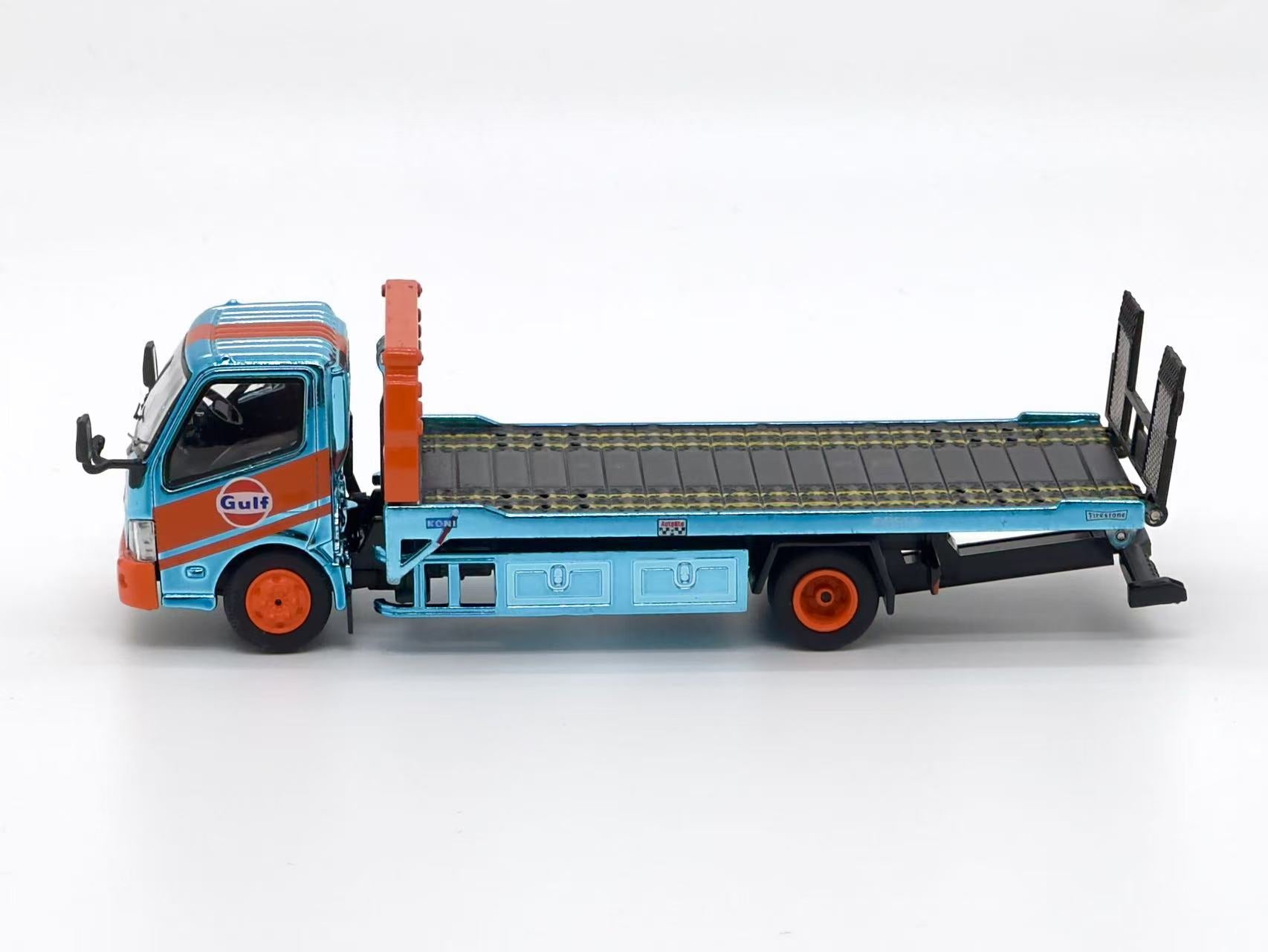 Unique Model 1:64 Hino 300 Dutro Trailer - Gulf 100723 – Horizon