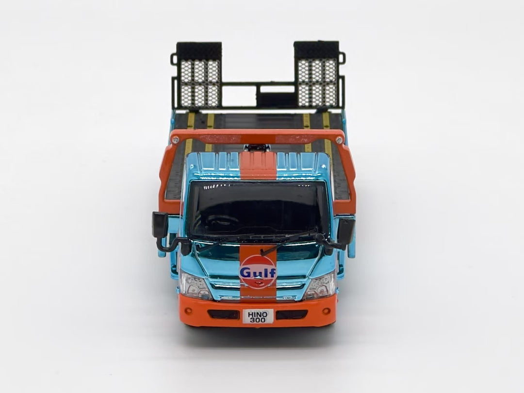 [Preorder] Unique Model 1:64 Hino 300 Dutro Trailer - Gulf 100723