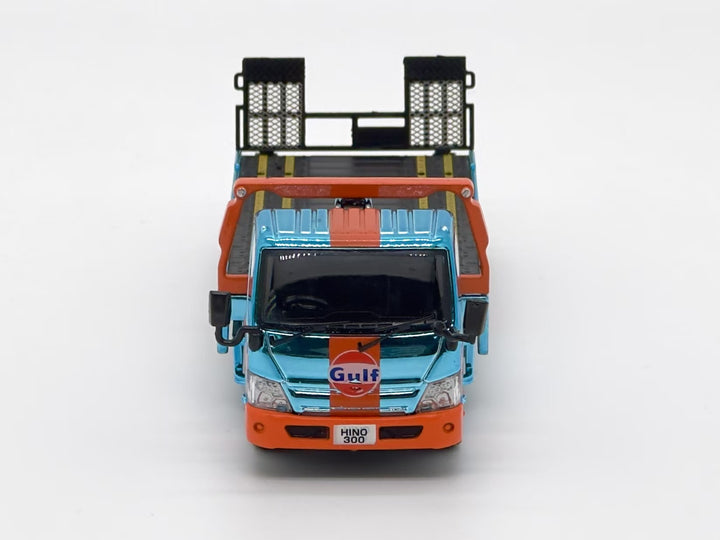 [Preorder] Unique Model 1:64 Hino 300 Dutro Trailer - Gulf 100723