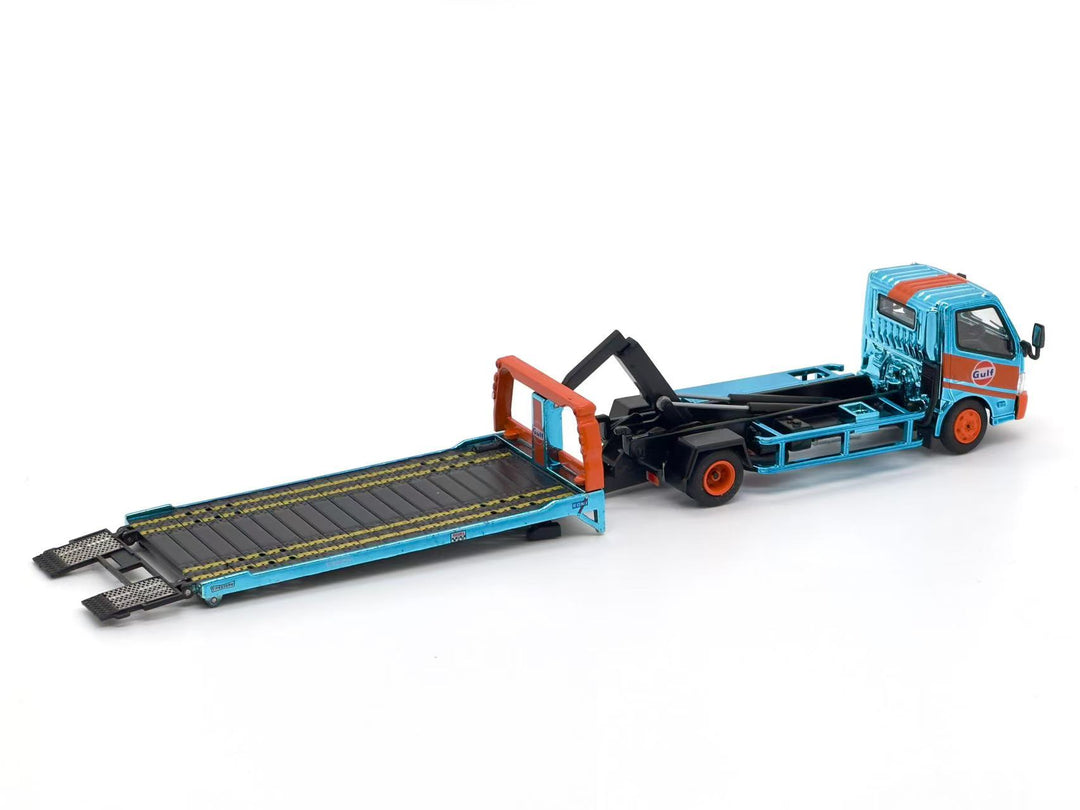 [Preorder] Unique Model 1:64 Hino 300 Dutro Trailer - Gulf 100723