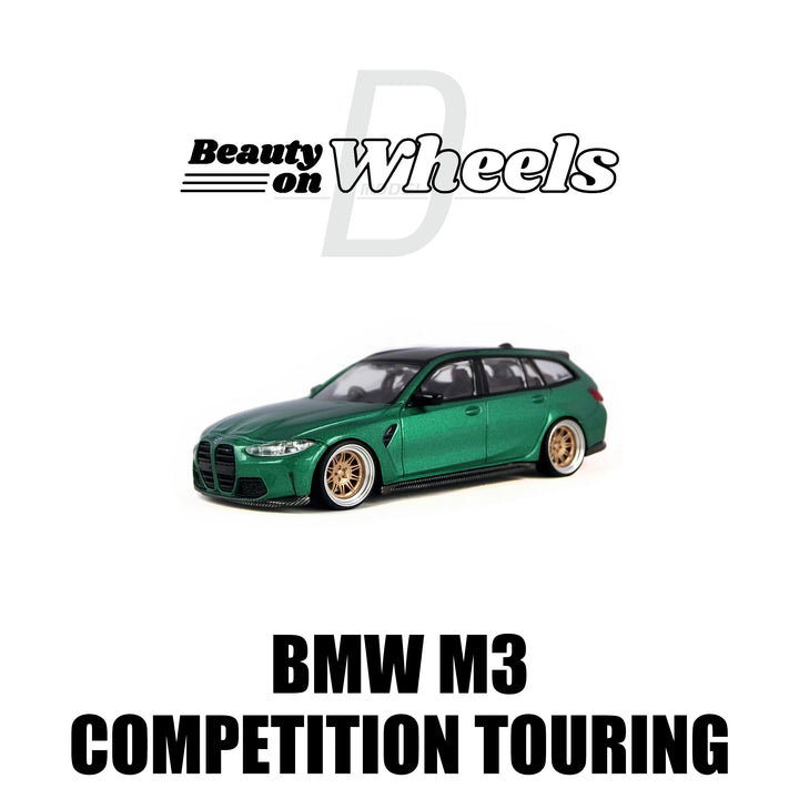 [Preorder] D MODEL BEAUTY ON WHEELS 1:64 BMW M3 Competition Touring Green