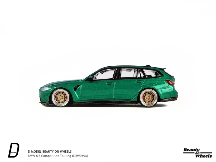 [Preorder] D MODEL BEAUTY ON WHEELS 1:64 BMW M3 Competition Touring Green