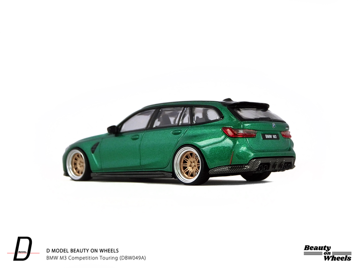 [Preorder] D MODEL BEAUTY ON WHEELS 1:64 BMW M3 Competition Touring Green