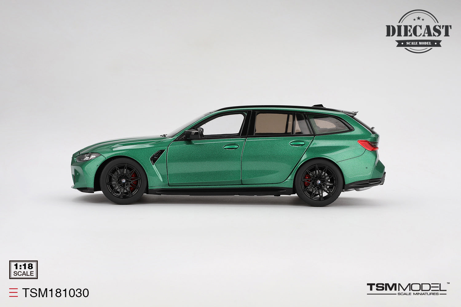 Preorder] TSM 1:18 BMW M3 Touring M Isle of Man Green Metallic
