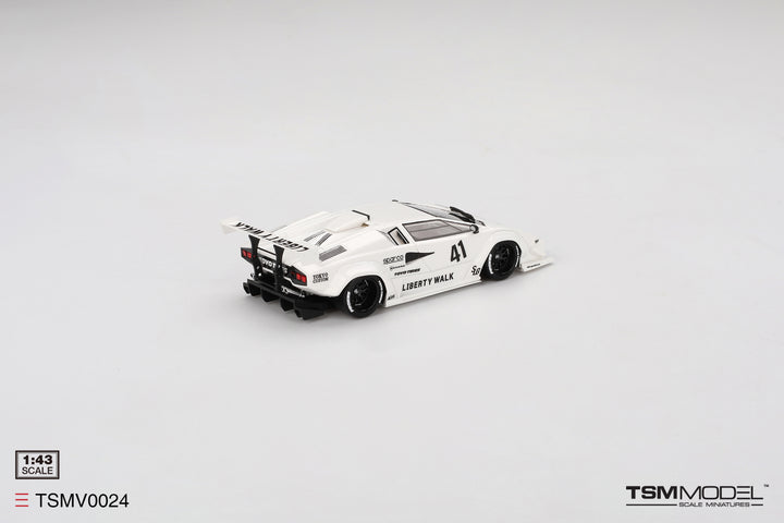 [Preorder] TSM 1:43 Lamborghini Countach LB-WORKS White 2024 Tokyo Auto Salon TSMV0024