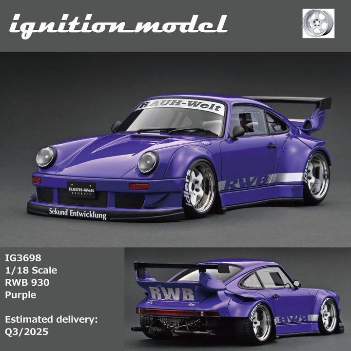 [Preorder] Ignition Model 1:18 RWB 930 Purple IG3698