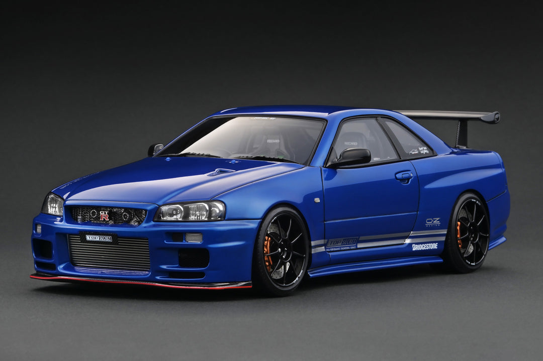 [Preorder] Ignition Model 1:18 TOP SECRET 34GT-R (BNR34) Blue Metallic IG3641