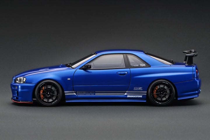 [Preorder] Ignition Model 1:18 TOP SECRET 34GT-R (BNR34) Blue Metallic IG3641