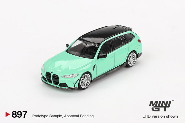 [Preorder] MINIGT 1:64 BMW M3 M Performance Touring Mint Green MGT00897