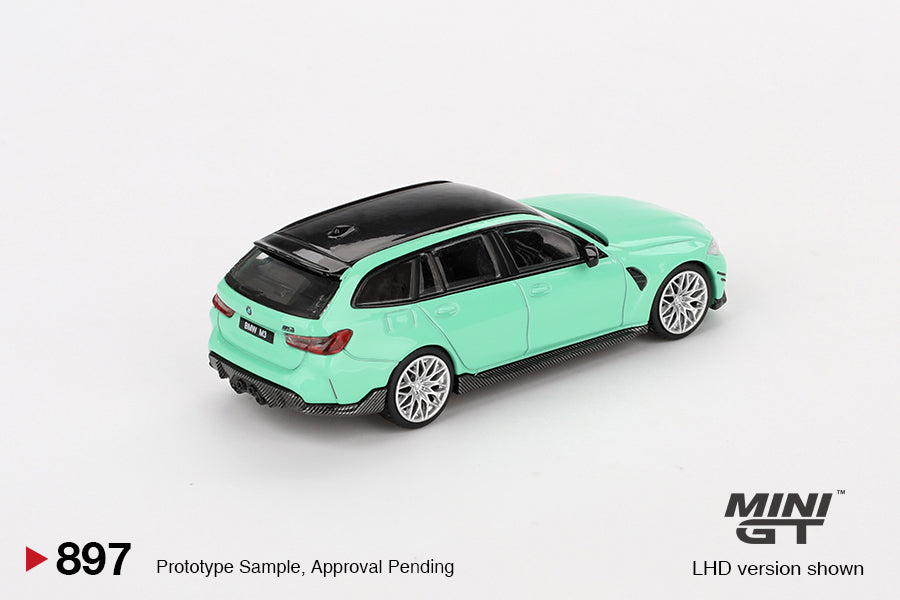 [Preorder] MINIGT 1:64 BMW M3 M Performance Touring Mint Green MGT00897