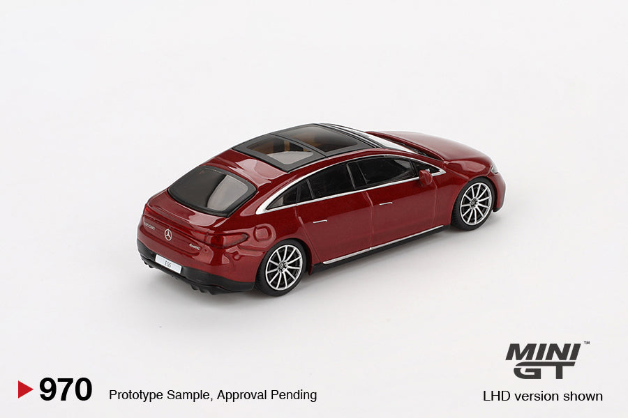 MINIGT 1:64 Mercedes-Benz EQS 580 4MATIC Red Metallic MGT00970