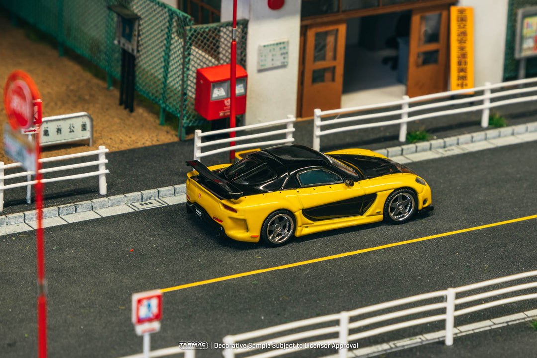 [Preorder] Tarmac Works 1:64 Mazda RX-7 VeilSide Fortune7 Yellow / Black T64G-075-YE