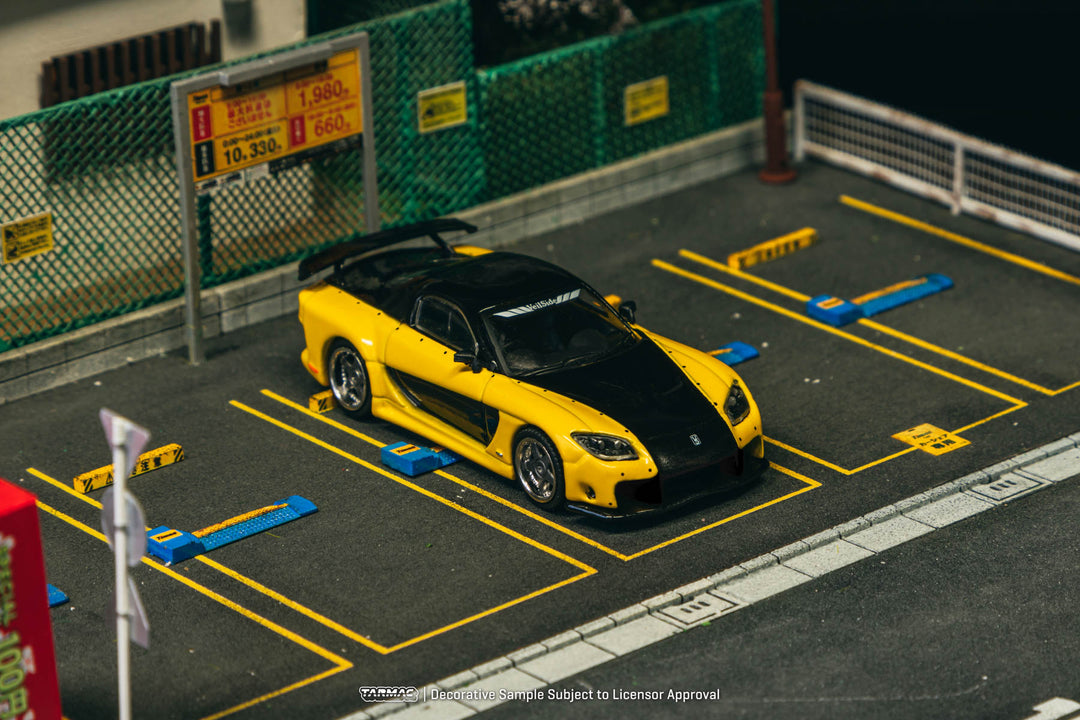 [Preorder] Tarmac Works 1:64 Mazda RX-7 VeilSide Fortune7 Yellow / Black T64G-075-YE