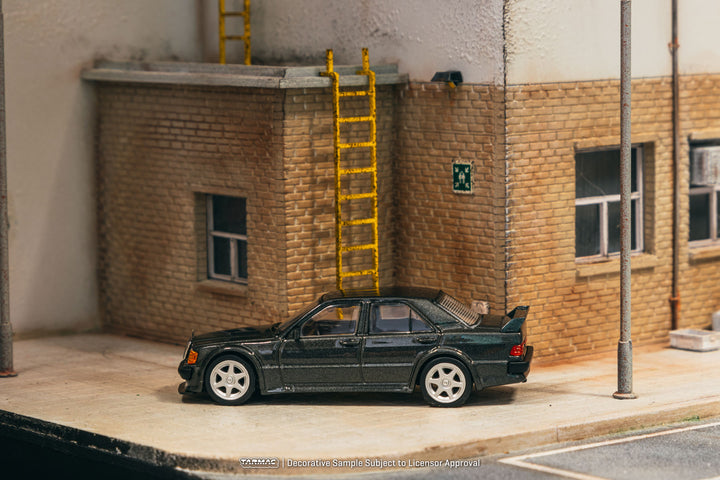 [Preorder] Tarmac Works 1:64 Mercedes-Benz 190 E 2.5-16 EVO 1 Blue-Black metallic T64G-057-BK