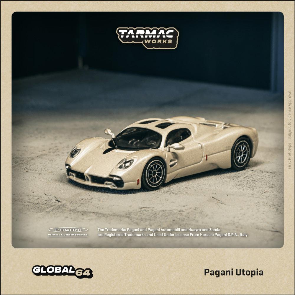 [Preorder] Tarmac Works 1:64 Pagani Utopia Rinascimento T64G-TL055-BI