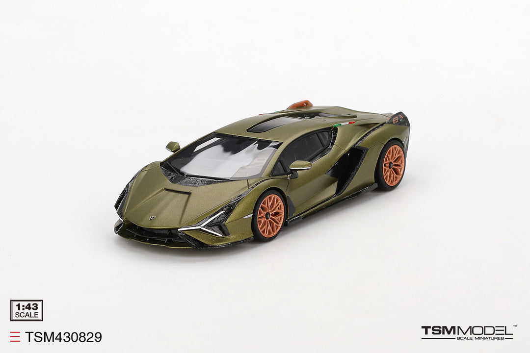 [Preorder] TSM 1:43 Lamborghini Sian FKP 37 Verde Gea Matt TSM430829