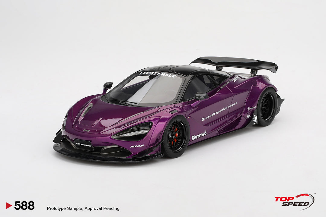 [Preorder] Topspeed 1:18 McLaren 720S LB★Works Purple TS0588