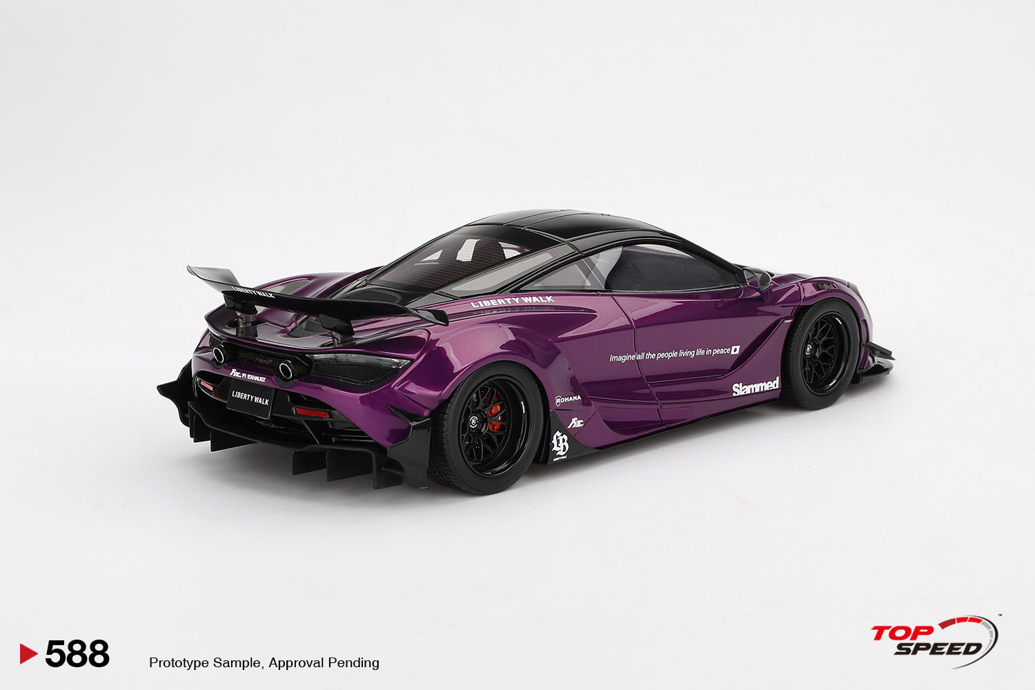 Preorder] Topspeed 1:18 McLaren 720S LB☆Works Purple TS0588
