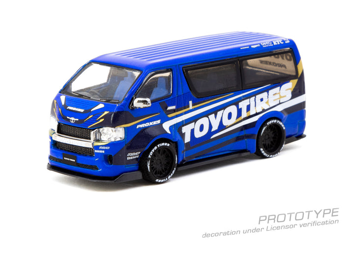 [Preorder] Tarmac Works 1:64 Toyota Hiace Widebody Toyo Tires T64-038-TOYO