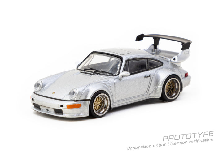 [Preorder] Tarmac Works 1:64 RWB 964 Silver T64-037-SL