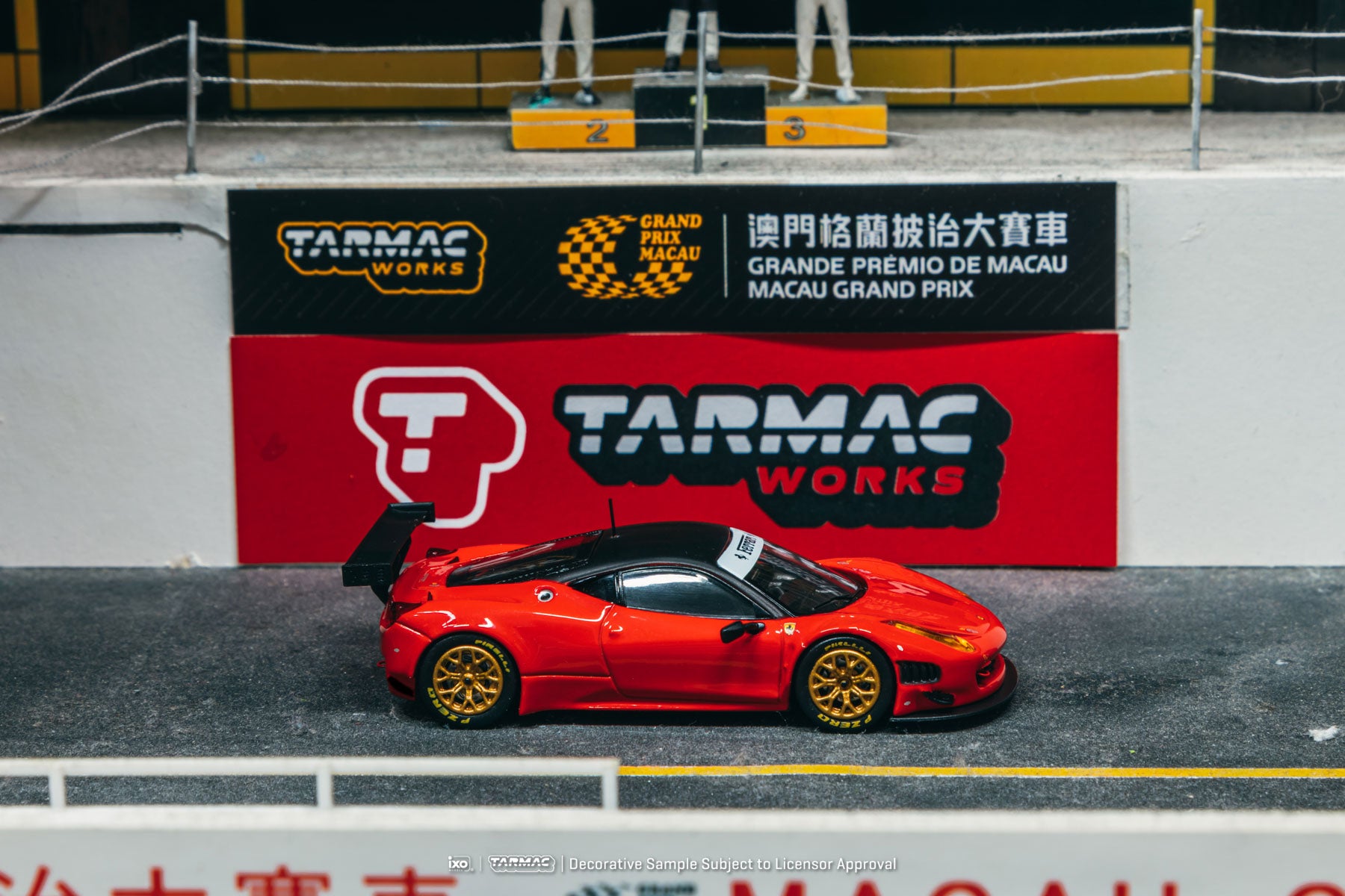 Tarmac Works 1:64 Ferrari 458 Italia GT3 Red T64R-073-RE – Horizon