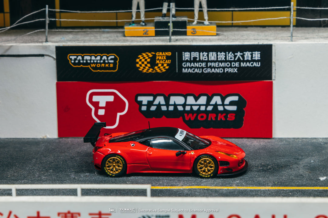 [Preorder] Tarmac Works 1:64 Ferrari 458 Italia GT3 Red T64R-073-RE