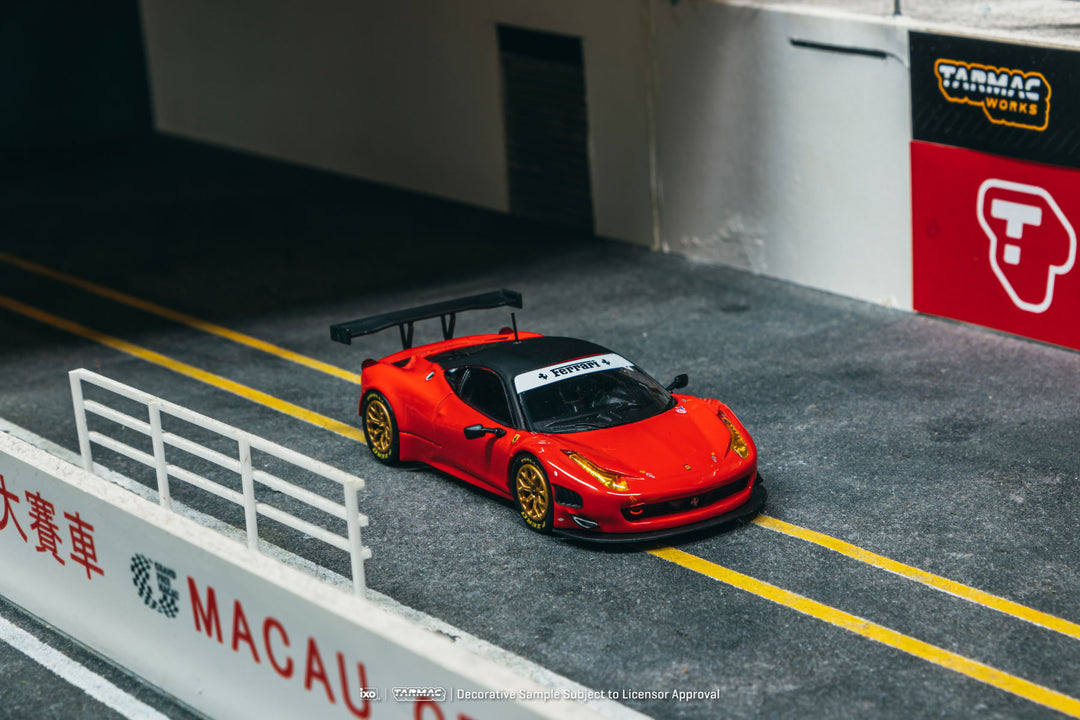 [Preorder] Tarmac Works 1:64 Ferrari 458 Italia GT3 Red T64R-073-RE